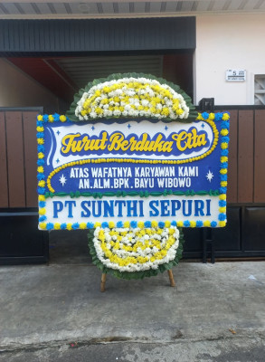 Papan Bunga Duka di Cepogo